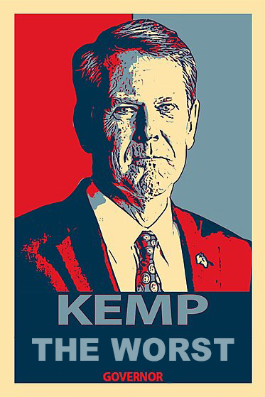 Brian Kemp is a Religious Extremist and Misogynist