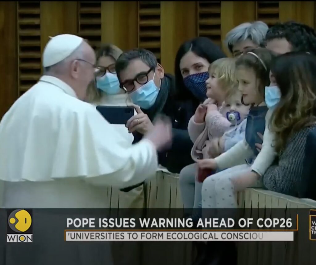 The Pope Talks about Climate Change